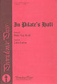 In Pilates Hall SATB choral sheet music cover